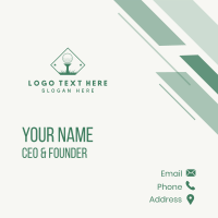 Golf Ball Competition Business Card Design
