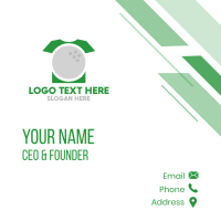 Golf Uniform Shirt Business Card Design