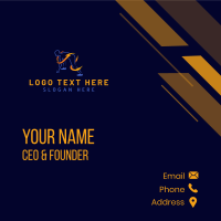 Lightning Runner Athletics Business Card Design