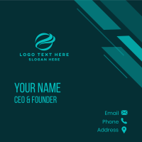 Creative Wave Planet Business Card Design