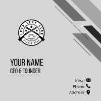 Shotgun Firearm Weapon Business Card Design