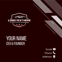 Automotive Car Garage Business Card Design