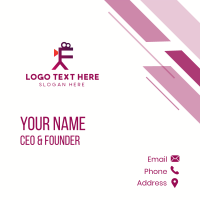 Film Letter F Business Card Design