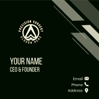 Gps Navigation Arrow Business Card Design