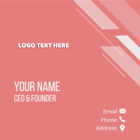 Cute Children Wordmark  Business Card Design