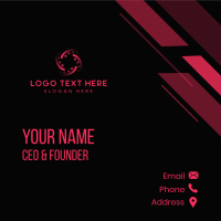 Web Developer Artificial Intelligence Business Card Design