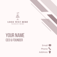 Fashion Couture Dress Business Card Design