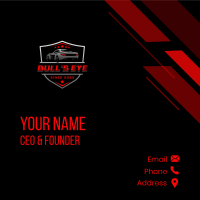 Automotive Car Garage Business Card Design