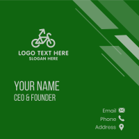 Eco Bike Arrow  Business Card Design