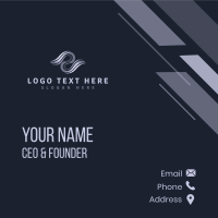 Business Creative Wave Business Card Design