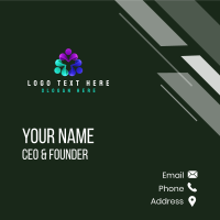 Human Foundation Unity Business Card Design