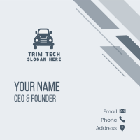Delivery Truck Vehicle  Business Card Design
