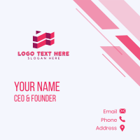 Generic Brand Letter T Business Card Design