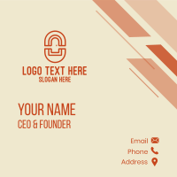 Orange Door Company  Business Card Design