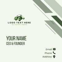 Truck Logistics Transporatation Business Card Design