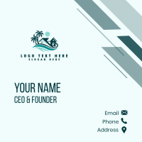 Beach House Property Business Card Design