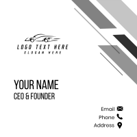 Car Auto Vehicle Business Card Design