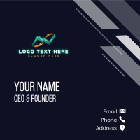 Infinity Electric Cable Plug Business Card Design