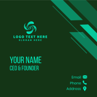 Cyber Technology Propeller Business Card Design