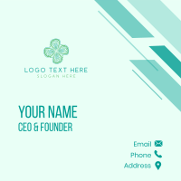 Four Leaf Clover Business Card Design