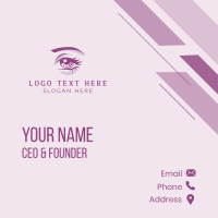 Beauty Eye Lashes Business Card Design