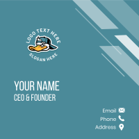 Clothing Duck Cap Streetwear  Business Card Design