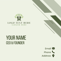 Family Tree Orphanage Business Card Design