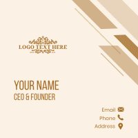 Royalty Stylish Boutique Business Card Design