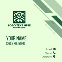 Green Nature House  Business Card Design