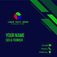 Media Player Application Business Card Design