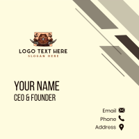 Cowboy Hat Wyoming Business Card Design