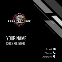 Automobile Car Racing Business Card Design