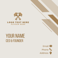 Key House Security Business Card Design