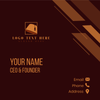 Fez Hat Tassle Business Card Design