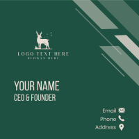 Wildlife Deer Forest Business Card Design