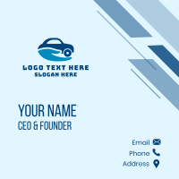 Car Dealership Hand  Business Card Design