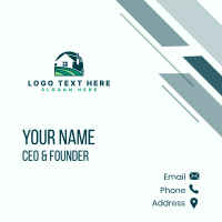 Shovel House Landscaping Business Card Design