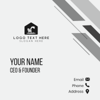 Chair Furniture Furnishing Business Card Design