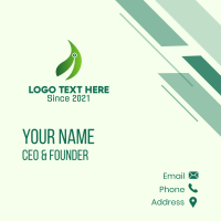 Digital Leaf Technology  Business Card Design