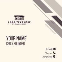 Warehouse Storage Building  Business Card Design