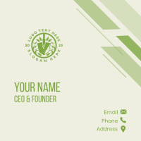 Shovel Plant Gardening Business Card Design