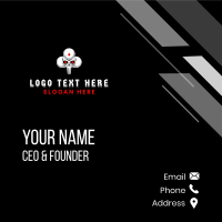 Clubs Skull Gaming Business Card Design