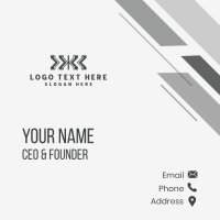 Industrial Forwarding Logistics Letter X Business Card Design