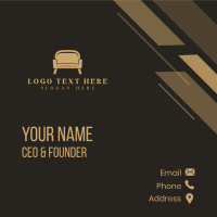 Chair Furniture Couch Business Card Design