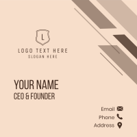 Feminine Beauty Letter Business Card Design