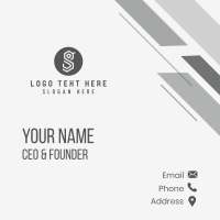 Tech Software Letter G Business Card Design