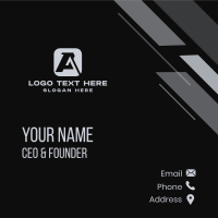 Professional Business Letter A Business Card Design