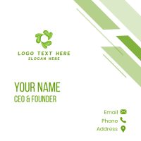 Recycle Herbal Leaves Business Card Design