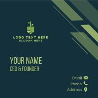 Tree Landscaping Lawn Care Business Card Design