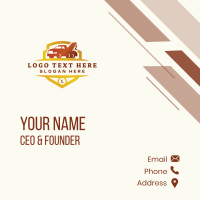 Tow Truck Transport Business Card Design